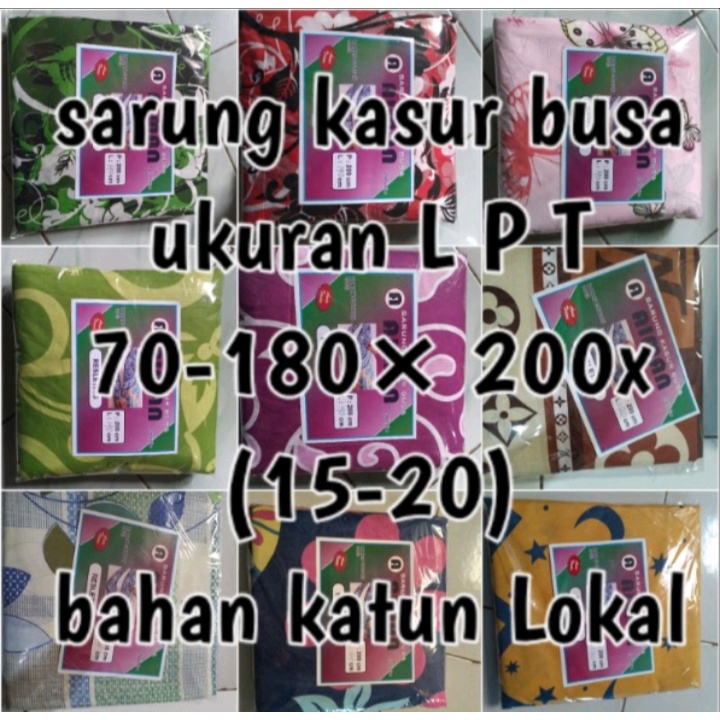 Sarung Kasur Busa Resleting/ Sprei Resleting Ukuran No.1 - No. 4 / 70 x 200 - 180 x 200 ( 10-20 ) Ba