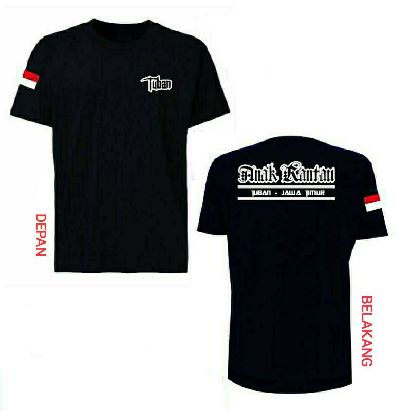 Baju T-shirt Kaos Anak Rantau Tuban Tulungagung Trenggalek Temanggung Tasikmalaya (BISA REQUEST KOTA