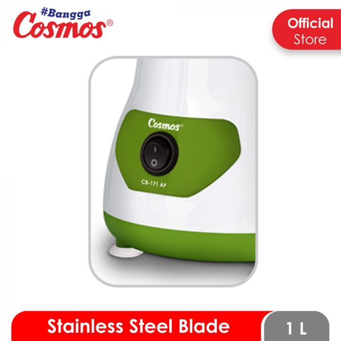 COSMOS Blender Plastik 1 Liter CB 171 AP - Garansi 1 Tahun