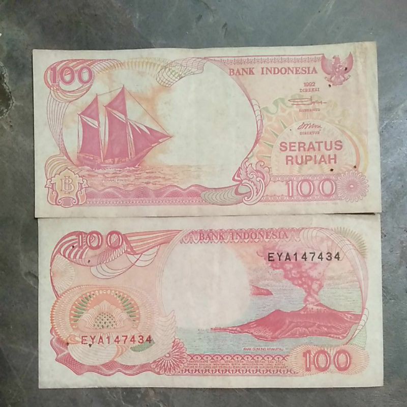 

Uang kertas 100 rupiah
