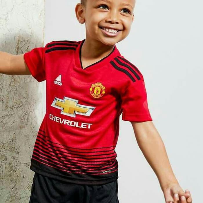 Paling dicari JERSEY BAJU KAOS KOSTUM BOLA ANAK MANCHESTER_UNITED MU HOME 20182019