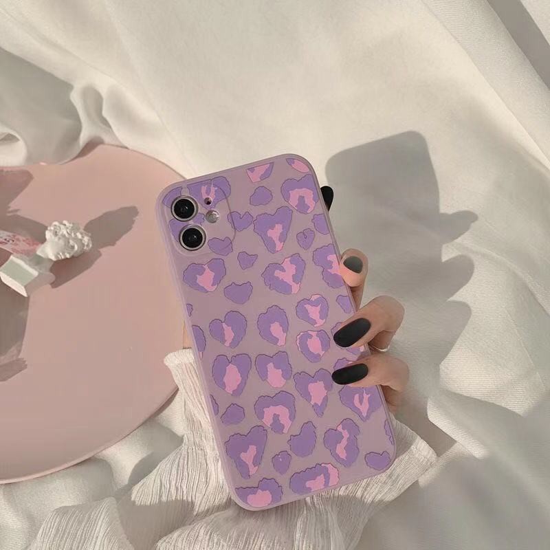 Square Straight Cube Case Samsung A32 A52 A72 A03s A52s A12 A31 A21S A11 M11 A51 A71 A20s A10S A50 A30S A50S Purple Frosted Soft TPU Cover-7