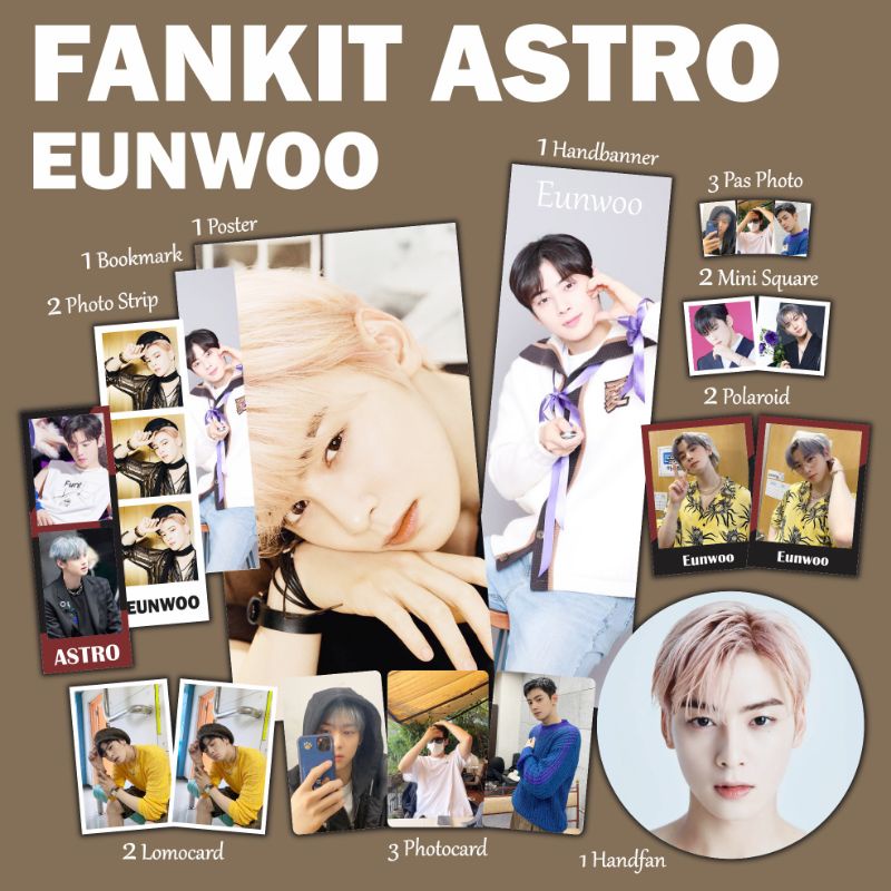 FANKIT ASTRO CHA EUNWOO fan made by mochichim
