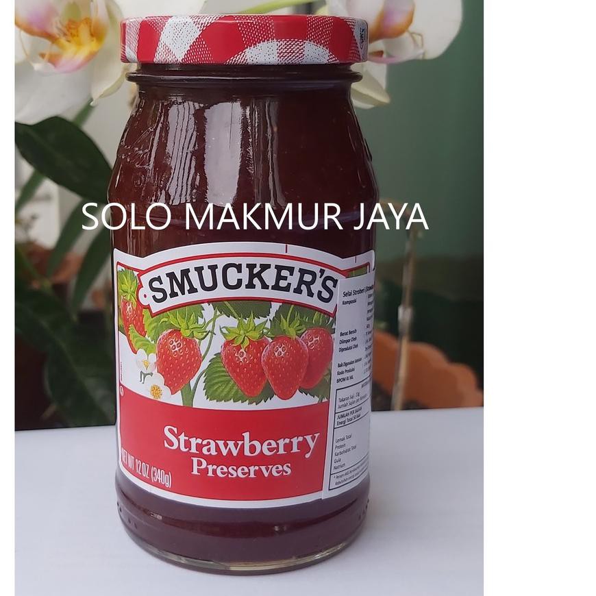 

Best Seller!! (vts-764) Smucker's Smuckers Strawberry Preserve Selai USA 340 g