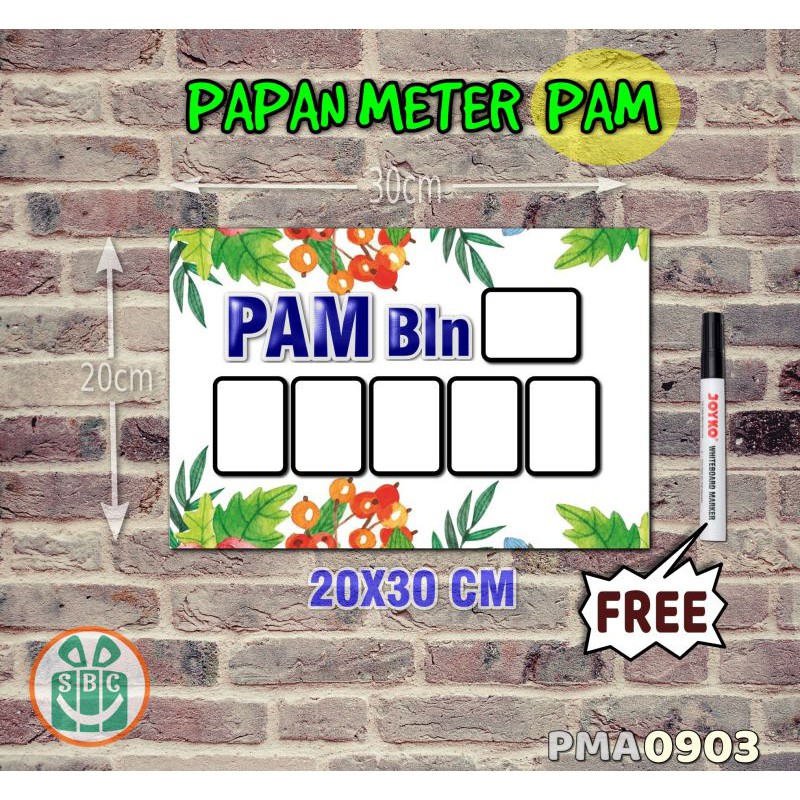 

Stokastik Papan Meter Listrik PLN PAM motif Unik - Lukis 03