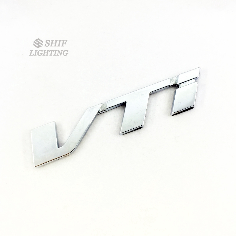 Stiker Emblem Motif Logo vti Bahan ABS Chrome untuk Dekorasi Mobil Honda CRV