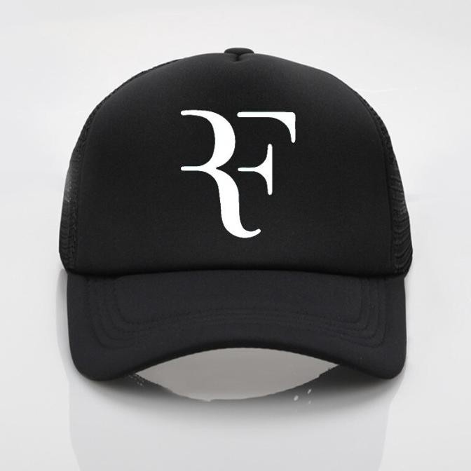 TOPi Trucker Jaring Hat Cap Distro ROGER FEDERER polos custom indonesia tenis tennis olahraga COD