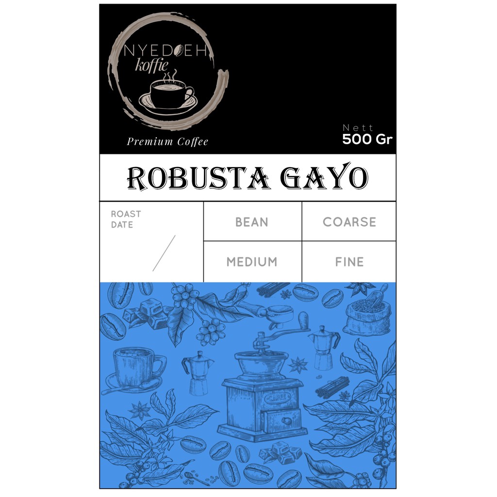 

KOPI ROBUSTA GAYO 500 GR GRAM