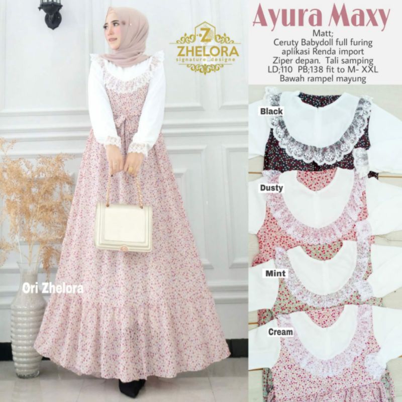 Ayura Maxy | Dress Maxy Ceruty Babydoll
