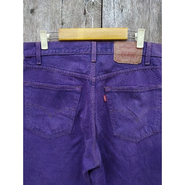 levis 505 size 32 warna ungu second original
