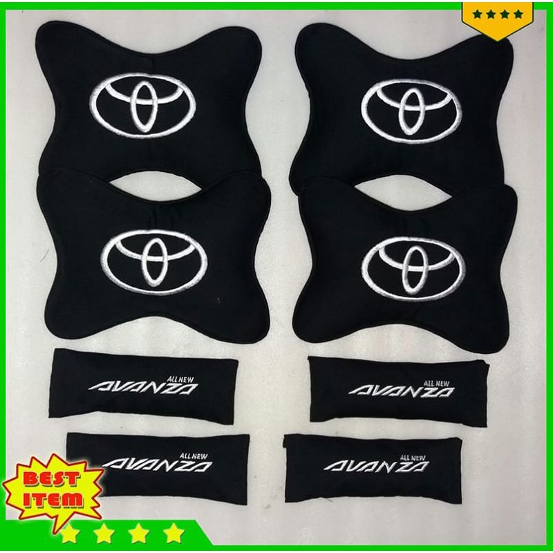 bantal all new toyota avanza aksesoris interior mobil avanza car set