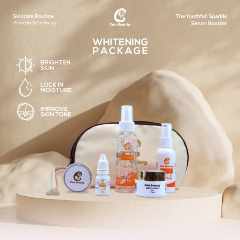 [FREE GIFT] CAN BEAUTY SKINCARE WHITENING PACKAGE || PERAWATAN WAJAH - BPOM - ORIGINAL