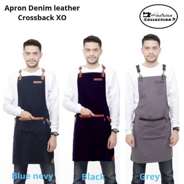 Celemek Denim Best Quality premium Celemek Barista Celemek Barbershop Celemek waitres