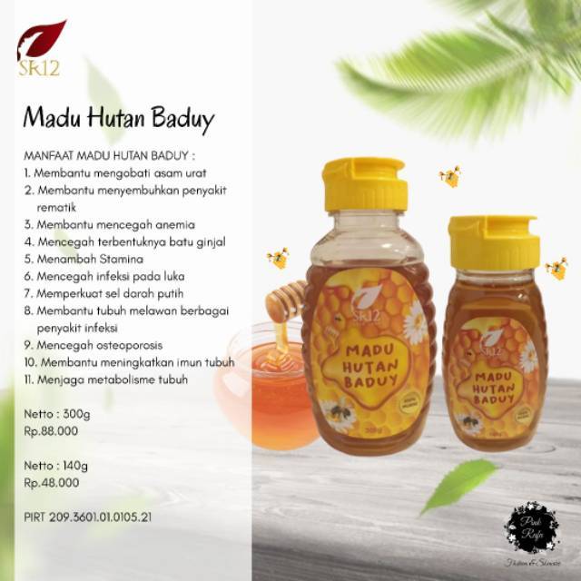 

Madu Hutan Baduy SR12 asli Baduy 100% murni