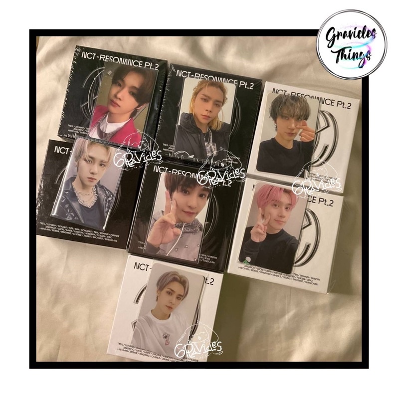 NCT 2020 RESONANCE KIHNO KUN SUNGCHAN JOHNNY TEN YANGYANG HENDERY ARRIVAL DEPARTURE SET PC PHOTOCARD