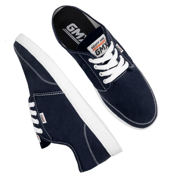Sepatu Kets Sneakers KUZMA NAVY WHITE Geoff Max Original