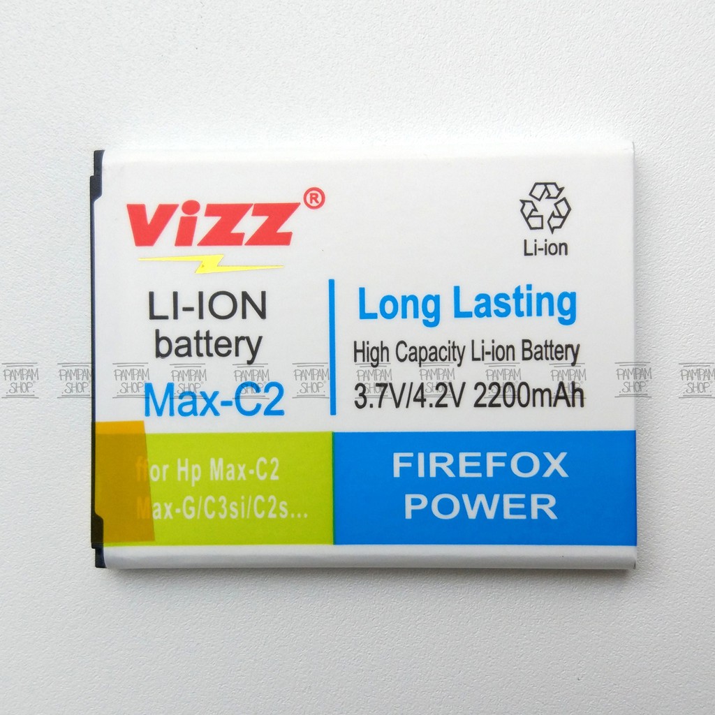 Baterai Vizz Double Power Original Andromax C3Si ES LI37150A Batre Batrai Battery Ori NC36B1G C46B2G