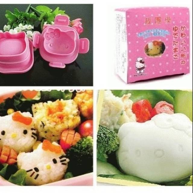 Cetakan nasi telur rice egg mold hello kitty cetakan bento kitty