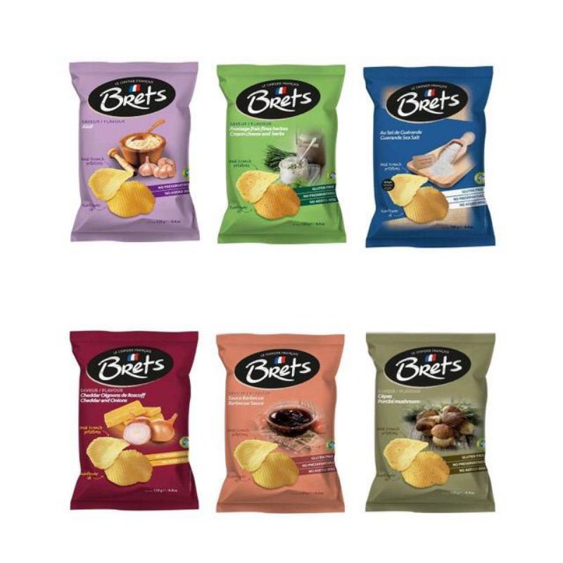 

Brets Real French Potatoes Keripik Kentang 125gr
