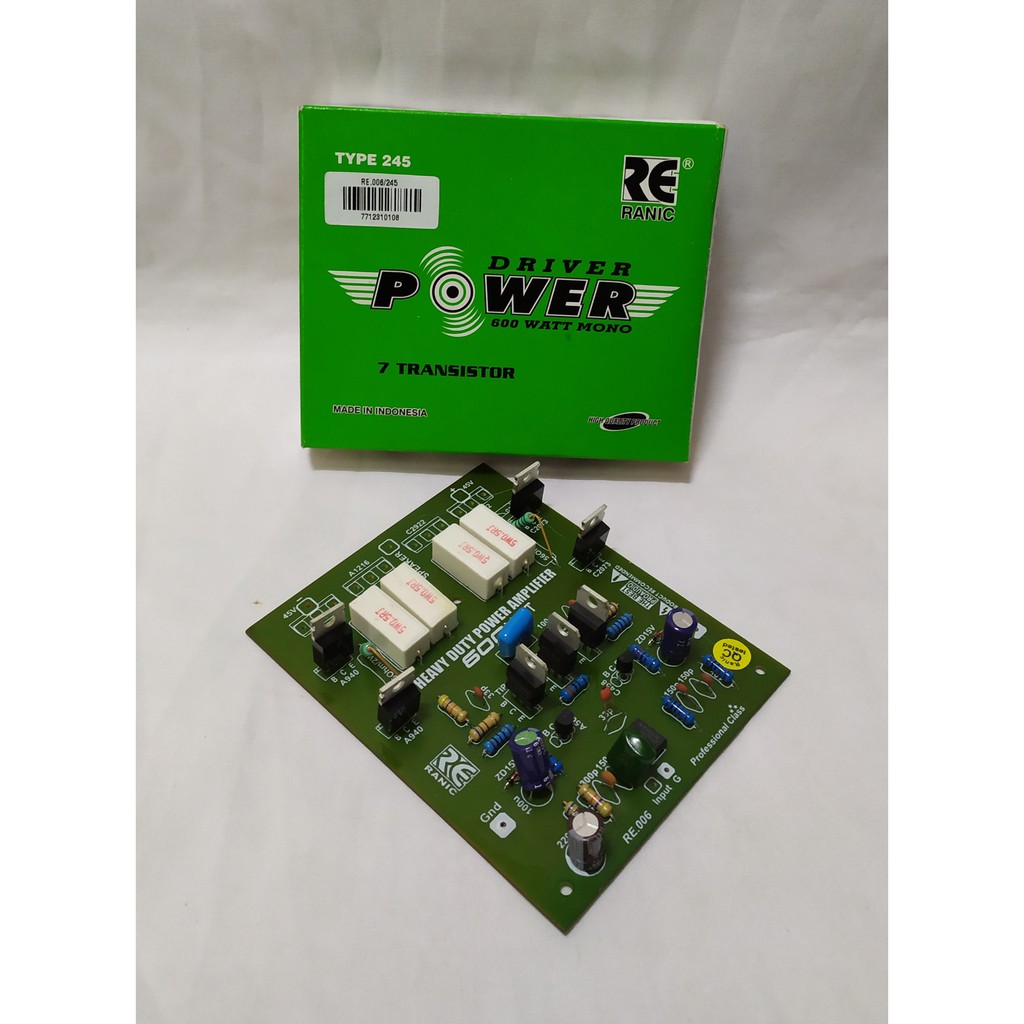 Kit Power Driver Mono 600 Watt 7 Transistor Type-245