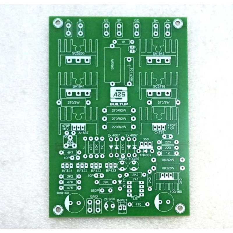 PCB GIANT Power Amplifier BNB Builtup Power