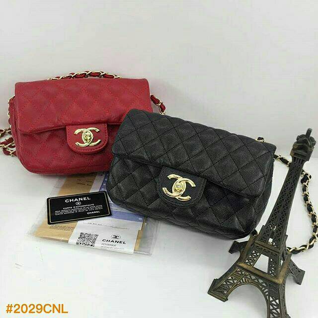 CNL RECTANGEL💙 - Naembags - semi premium - tas wanita - chanel - cantik