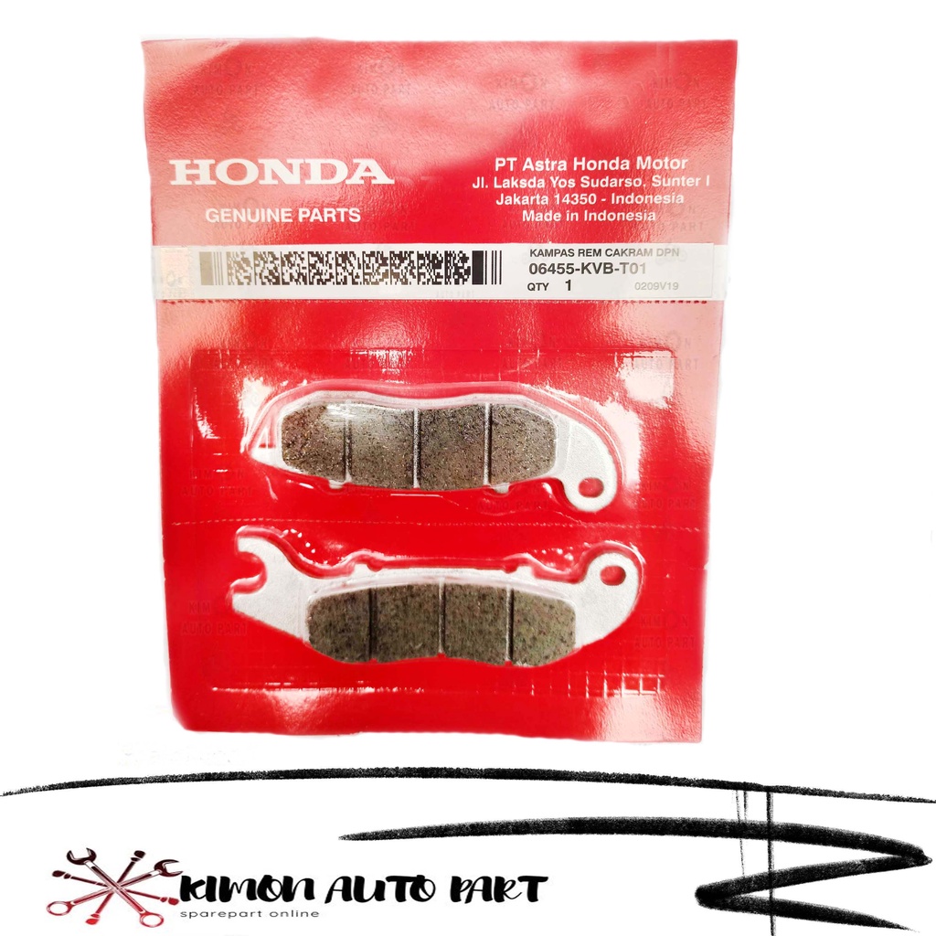 DISPAD /  KAMPAS REM DEPAN VARIO KARBU KVB DISPAD VARIO 110 / DISPAD KAMPAS REM VARIO LAMA 110