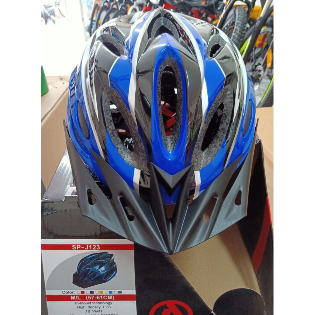 HELM SEPEDA PACIFIC SP-J 123 ORIGINAL HELMET BICYCLE SNI