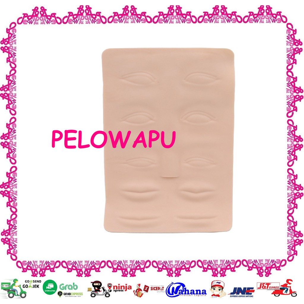 KULIT SKIN SINTETIS MATA DAN BIBIR UNTUK BELAJAR MEMBUAT TATO TATTOO PRACTICE BELAJAR SULAM