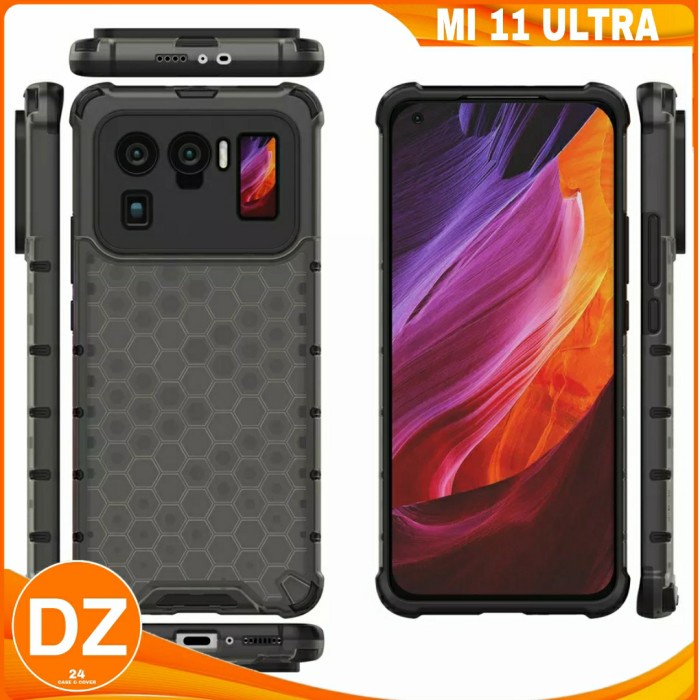Casing Xiomi Mi 11 Ultra Hard Case HoneyComb Rugged Amor Cover M11