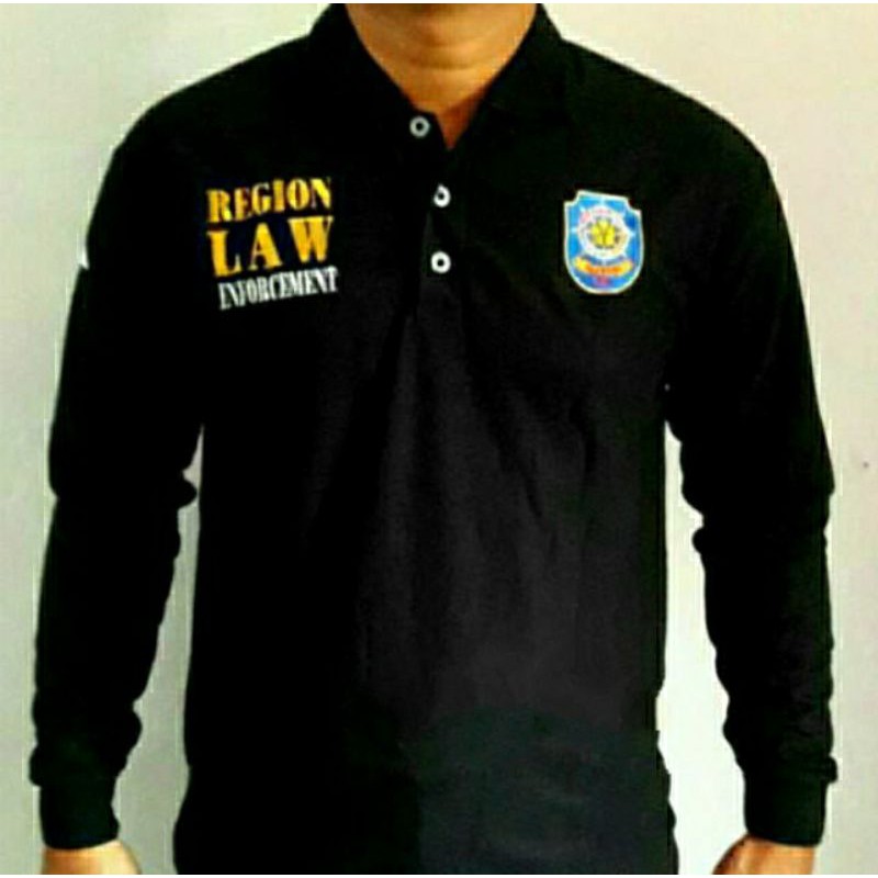Kaos satpol PP kaos kerah SatPol PP full bordir depan belakang+nama