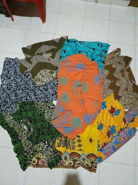 Longdress Batik Jumbo Glanesa Motif Zigzag Grosir Pakaian Jumbo Kekinian Gamis Syari Murah