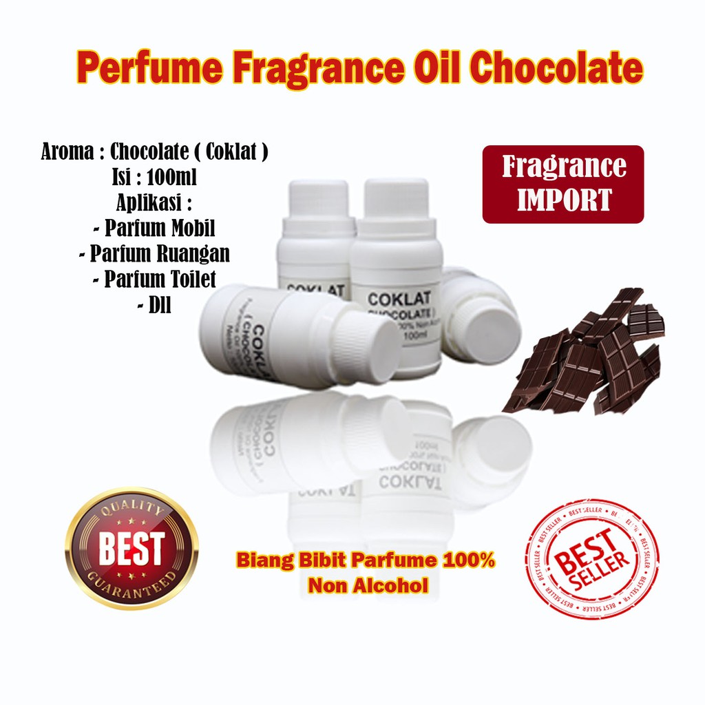 Bibit Biang Parfum Aroma Coklat 100ml / Parfum Chocolate / Coklat