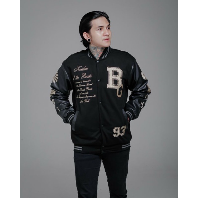 JAKET BASEBALL VARSITY FULL BORDIR BRANDED ZADE SUPPLY ~ jaket pria