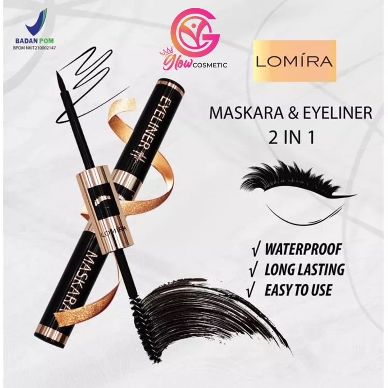 LOMIRA 2 IN1 MASCARA + EYELINER