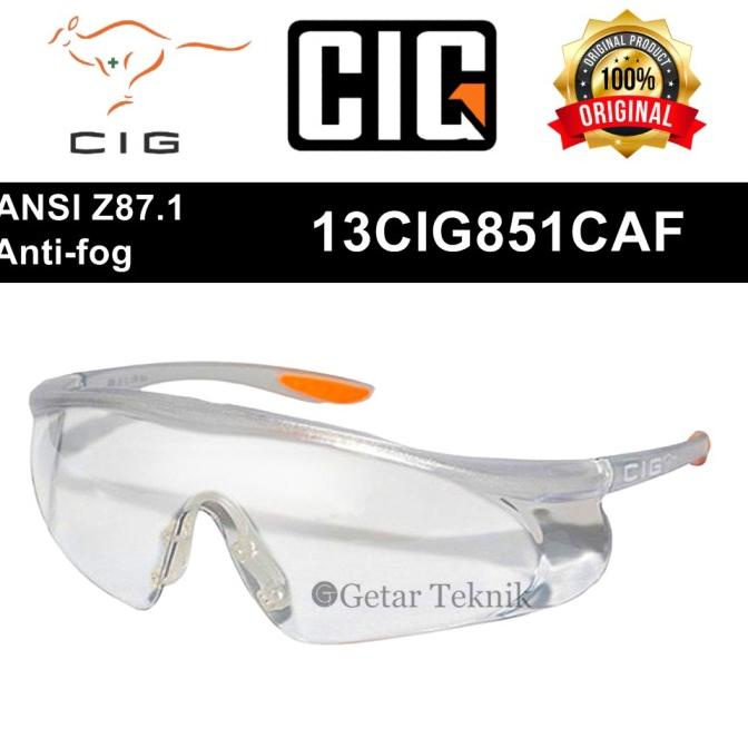 Kacamata Safety CIG 13CIG851CAF Cobia Clear Lens - Safety Glasses