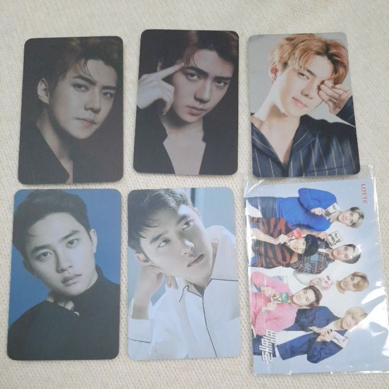 PHOTOCARD PC EXO FLO 1 3 SEHUN DO KYUNGSOO PEPERO GRUP EXO K