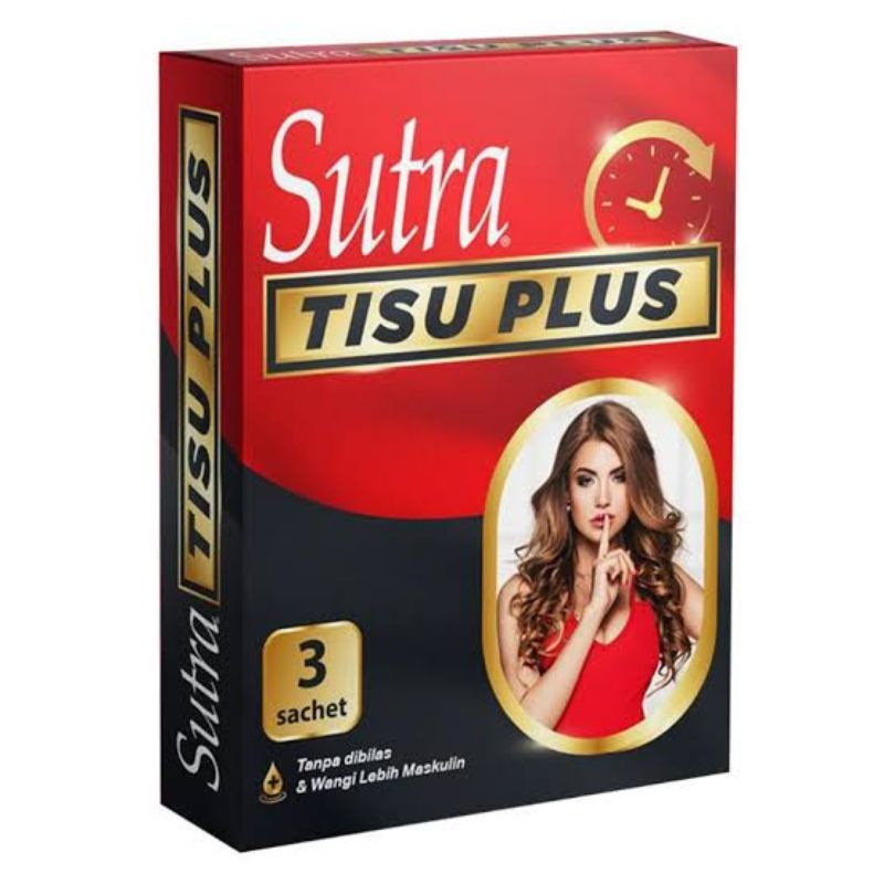 Sutra Tisu Plus / Tissue Antiseptik Khusus Pria / Tisu Sutra / Sutra