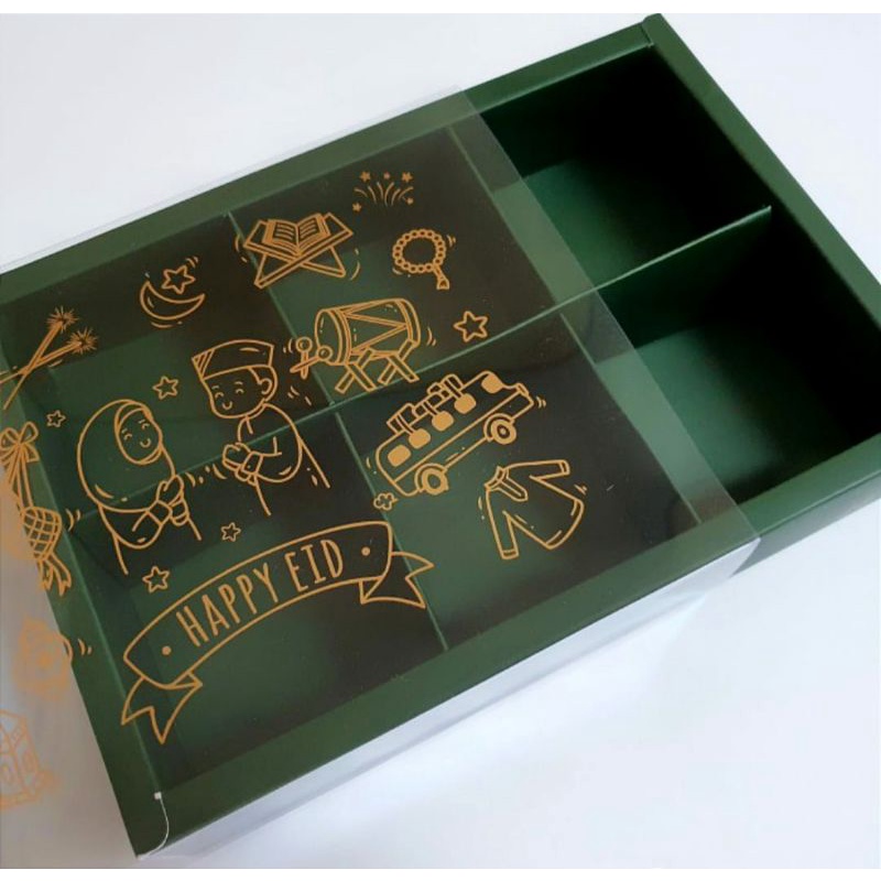 

(5 Pc) Dus Mika Sekat 6 LEBARAN Free Card IdulFitri Hampers Box Hamper Cantik Gift Hadiah