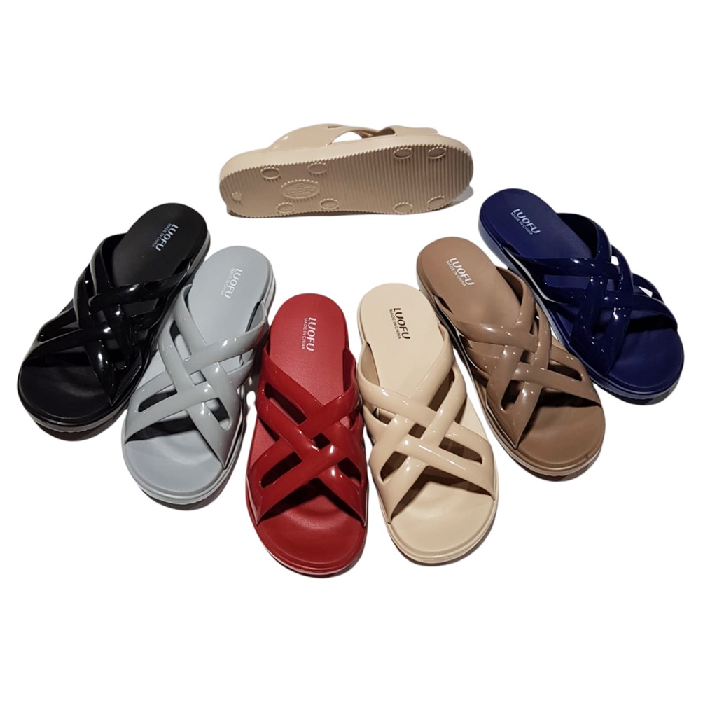 Luofu Sandal Kokop Silang Wanita E7189C-KS6WPB (AG7)