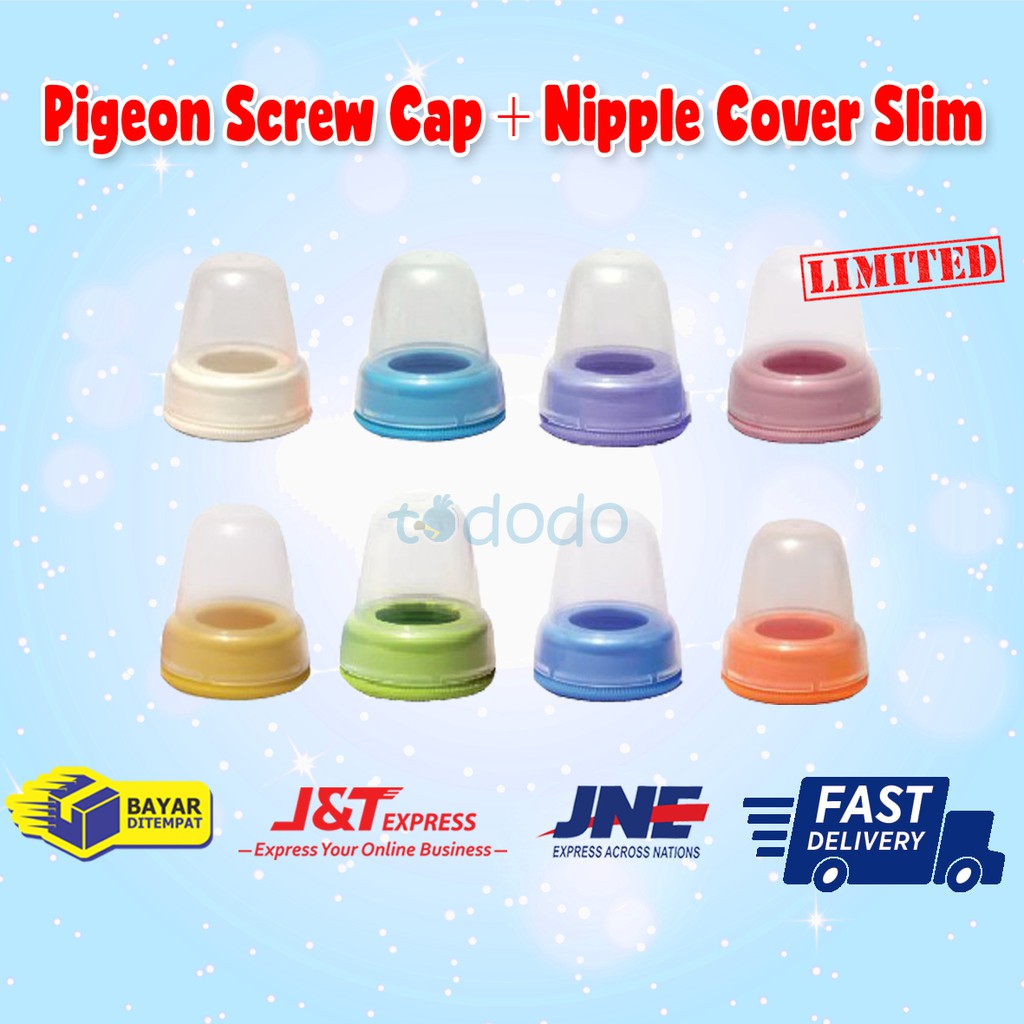 Pigeon Screw Cap + Nipple Cover Slim - Tutup Botol Dot