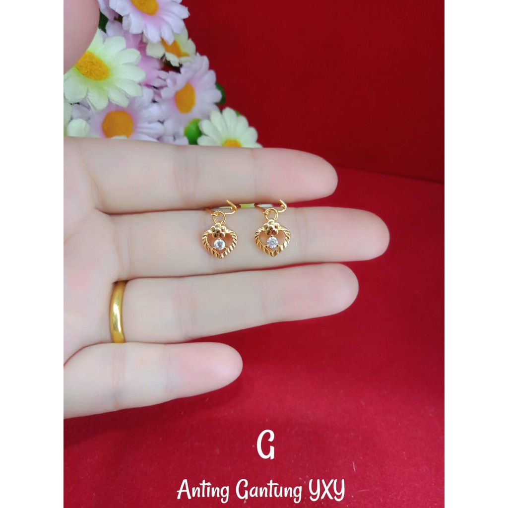 ANTING GANTUNG YAXIYA GOLD | ANTING HOOPS YAXIYA GOLD