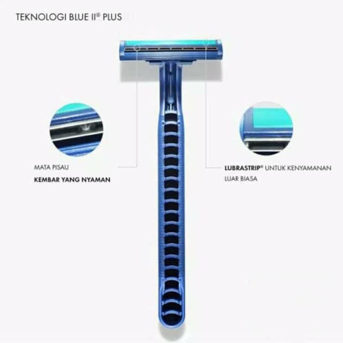 [DEASTORE] Alat Cukur Kumis dan Jenggot Biru 2 Mata Pisau / Cukuran / Alat Cukur Bulu Kemaluan