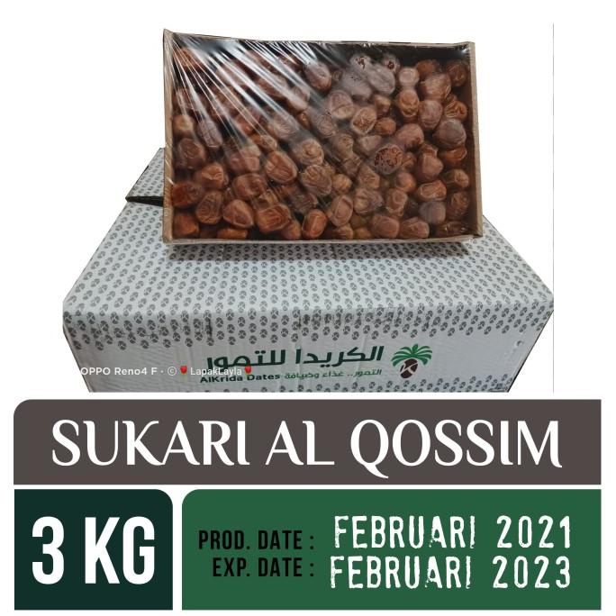 

TERLARIS Kurma Sukari Al Qossim kemasan 3 kg basah grosir/KURMA 1KG/KURMA BARARI/KURMA RUTHOB/KURMA BAM/KURMA PALM FRUIT/KURMA TANGKAI/KURMA AZWA/KURMA SUKKARI/KURMA SAFAWI/KURMA TUNISIA/KURMA MUDA KUNING/KURMA MUDA HIJAU/KURMA MEDJOL/KURMA MADINAH SUPER