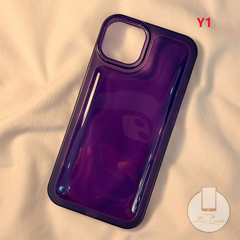 Soft Case TPU Transparan Warna Polos Untuk IPhone 13 Pro Max XR 12 Pro Max X XS Max 11 Pro Max