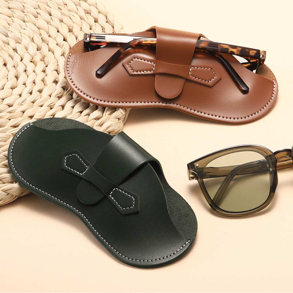 Tempat Kotak Kacamata - Aksesoris Fashion Pria &amp; Wanita Korea - Vegan Leather - PCH8080 ( Group )