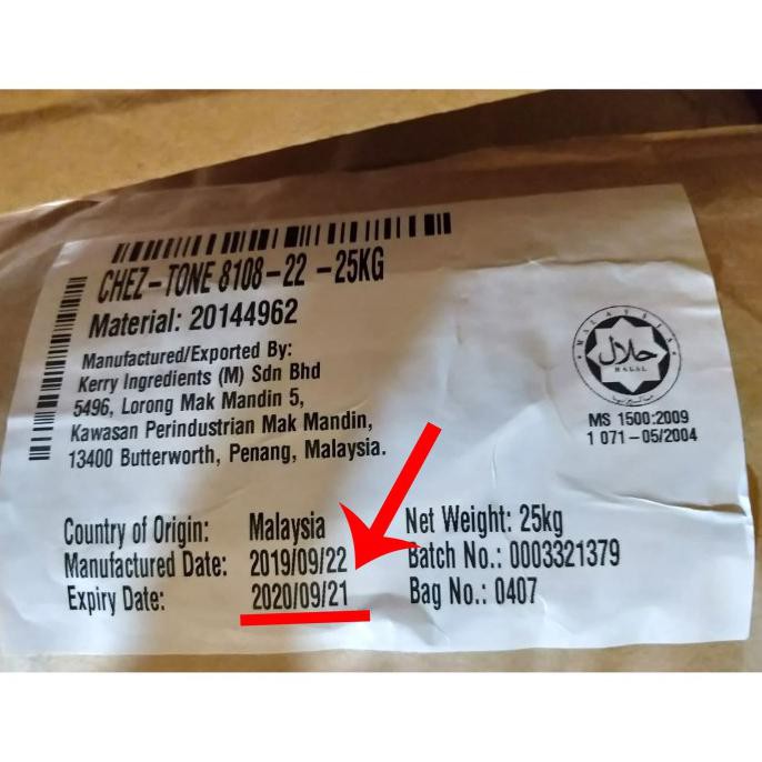 

KERRY CHEZTONE 1 KG REPACK