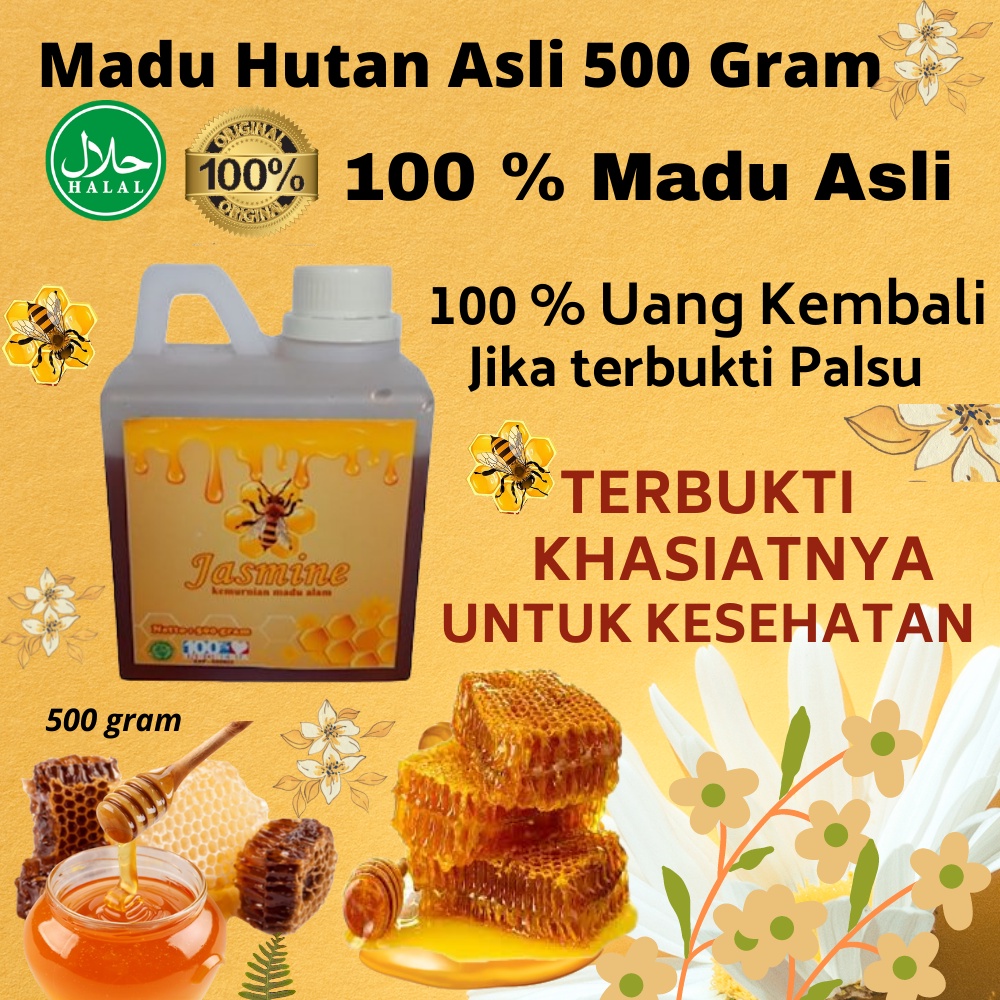 

MADU ASLI MADU MURNI 100 % ORIGINAL MADU HUTAN ASLI ISI 500 GRAM