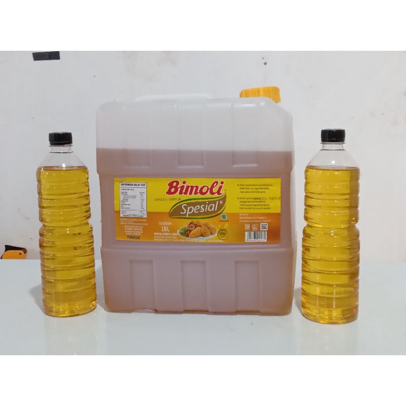 Minyak Goreng Bimoli Spesial Botol 1Liter (hrg non subsidi)