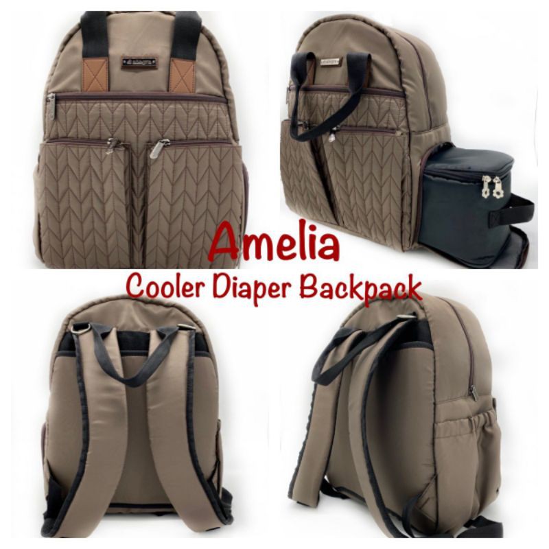 ALLEGRA - ALLEGRA ABEL AUDREY AMELIA COOLER DIAPER BAG BACKPACK TAS ASI / BAYI ANAK